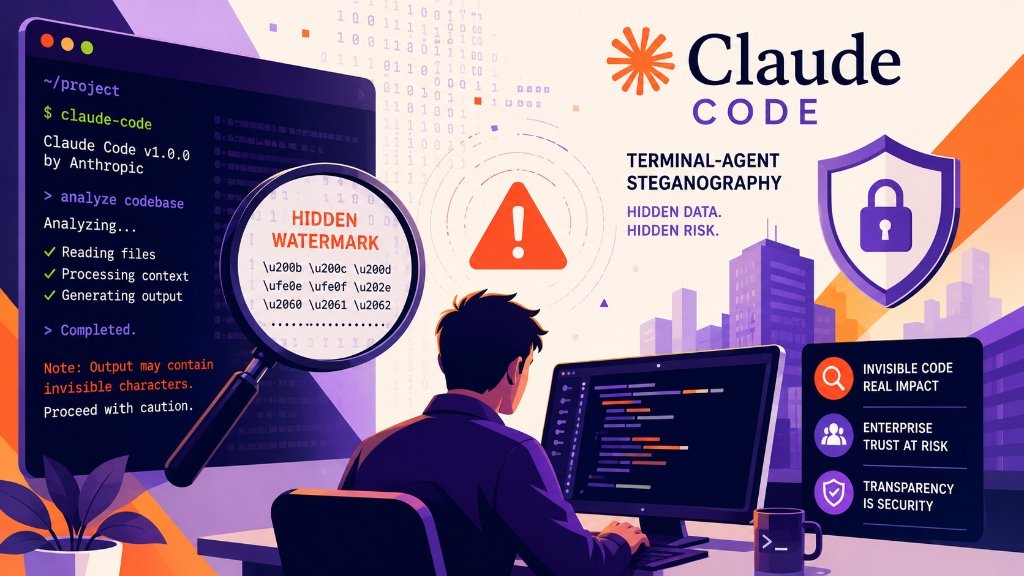 Claude Code and the Trust Crisis of Terminal-Agent Steganography