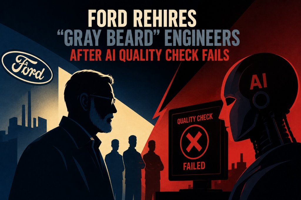 Why Ford Rehires Engineers After AI Quality Testing Fails