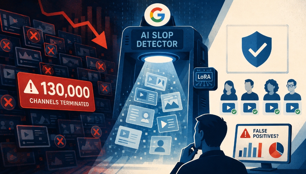 YouTube's AI Slop Detector Hits 130K Channels