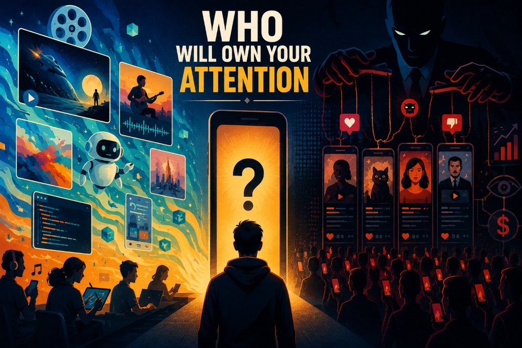 Who Will Own Your Attention When AI Makes Everything?